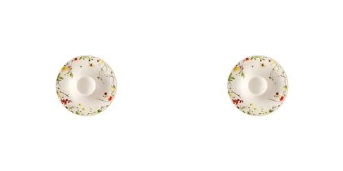 Rosenthal 2 x Eierbecher mit Ablage - BRILLANCE BONE CHINA FLEURS SAUVAGES - 10530-405101-15525