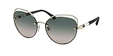  Bulgari Occhiali da sole BV6136B 20142C occhiali Donna colore Oro lente verde taglia 59 mm