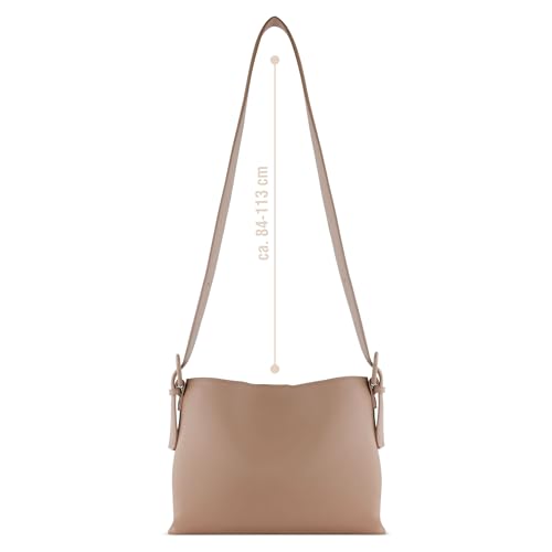 bugatti Luna Shoulder Bag Powder sac bandoulière femme petit format chic