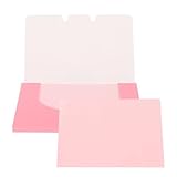 MAGICLULU 100 Stück Pack Rosa Ölabsorbierende Blotting Papers für Gesicht Ölige Haut Doppelseitig Ultrafein Hautpflege Öl Kontrollpapier für Männer Frauen Frisch