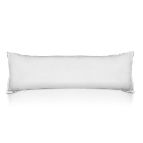Pillowtex Cotton Body Pillow Cover (White - 20