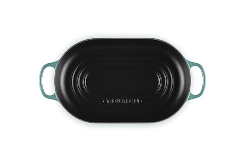 Image of Le Creuset Enameled Cast Iron Signature Oval Bread Oven, 11.5 inch, Riviera