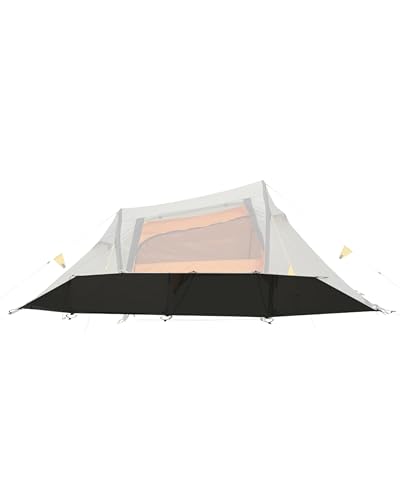 Wechsel Groundsheet Aurora I Schwarz I robuste Zelt-Unterlage Boden I Zeltplane wasserdicht mit 7000mm Wassersäule I Bodenplane aus 75D Polyester I Camping-Plane zum Schutz vor Nässe & Schmutz