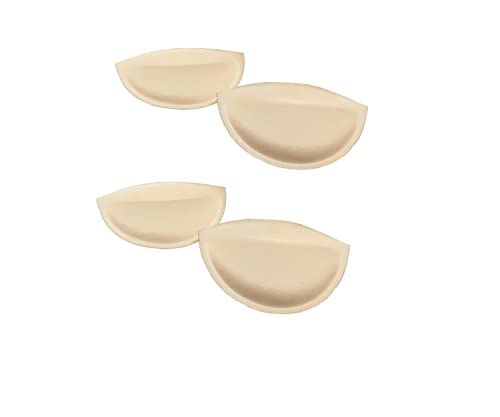 Sodacoda 2 Pares de Almohadillas para Sujetador de Espuma para Coser e Insertar (Mezzaluna)