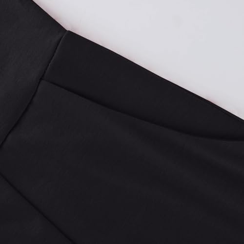 Generic Work Striped Tshirt Dress Women Casual Tie Waist Crew Neck Short Sleeve Midi Office Dress Comfy Wrap T Shirt Dress4