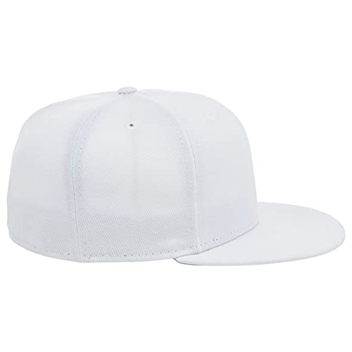 Image of Lids Blank Premium Full Court w /Colored Under Visor Fitted Cap