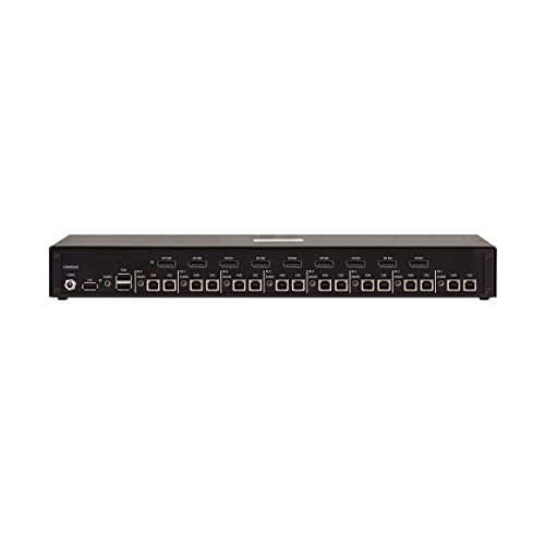Image of Tripp Lite Secure KVM Switch 8-Port DisplayPort, United States Government NIAP-Certified PP4.0 Security, Common Access Card (CAC) Port, 4K @ 30Hz Video, TAA Compliant, 3-Year Warranty (B002-DP1AC8-N4)