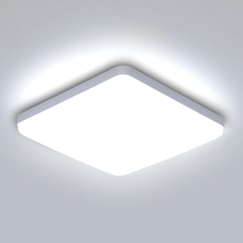 Comely Plafonnier LED Carré 36W, 3.5CM Ultra-Mince Panneau LED Plafond 6500K Blanc Froid, Lampe de...