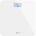 Price comparison product image Active Era® Bathroom Scales for Body Weight Ultra Slim Digital & Compact Scale with Tempered Glass, Backlit Display & High Precision Sensors for Accurate Weighing (Stone/kgs/lbs) - Gloss White