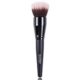 ENERGY Stippling Brush,Professional Makeup Brush for Liquid, Contour, Foundation, Bronzer, Blush, Powder, Buffing, Blending, Soft Vegan Synthetic Bristles, Face Make Up Tool,Black