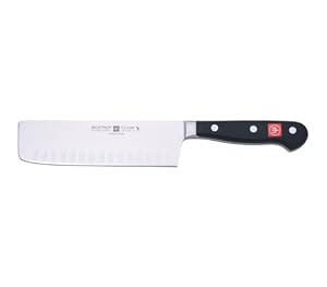 Wüsthof Nakiri Messer mit Kullenschliff