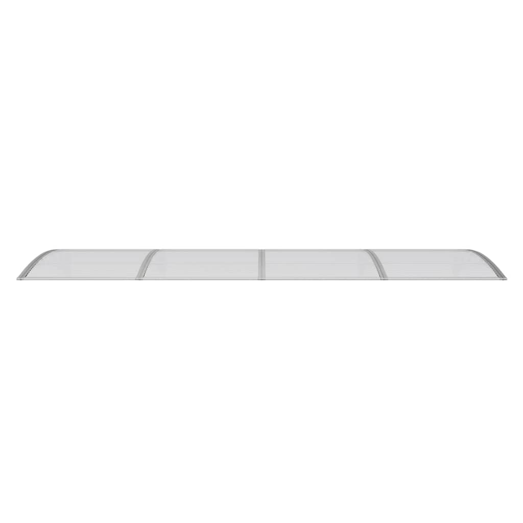 vidaXL Türvordach Grau 350 x 100 cm Polycarbonat
