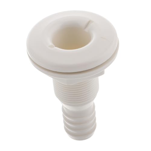 Hemoton Boat Stern Drain Thru-Hull Hose Fitting Plastic Marine Fitting Plastic Boat Vent Rv Side Air Outlet