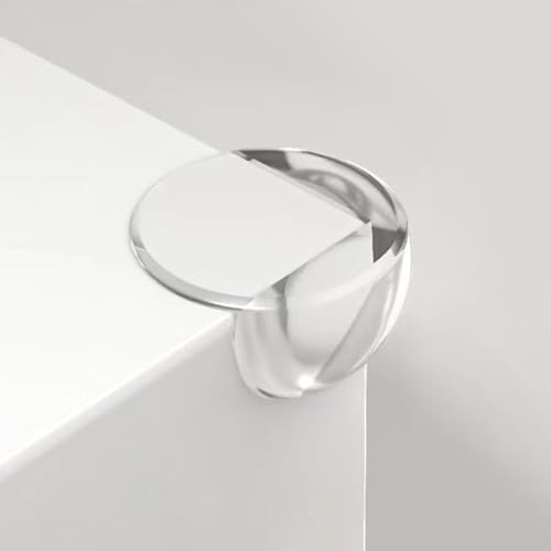 Image of 24 Pack Corner Protector Baby, Table Corner Protectors for Furniture, Table Corner Covers Baby Safety, Furniture Edge Bumpers, Transparent Round Corner Covers