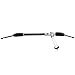 BURANIFUSION Power Steering Rack & Pinion Assembly for Kia for Soul 2012-2013 Aluminum-Casting Material Black 0.64 in-Input Shaft Diameter (in 2-Number of Mounting Holes 565002K000 56500-2K000 WEF0887