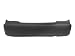 MBI AUTO - Primered, Rear Bumper Cover Replacement for 2002-2006 Toyota Camry USA Built 02-06, TO1100203