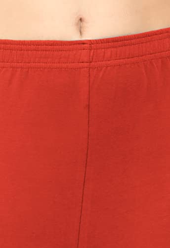 Image of POPOLO Women's Super Soft Ankle Length Cotton Lycra Solid Stretchable Legging