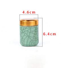 WOIWO 1 PCS The New Mini Celadon Tea Can Has Multi-Function Ceramic Seal Tea Canister image 3