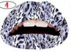 Temporary Lip Tattoo- Snow Tiger