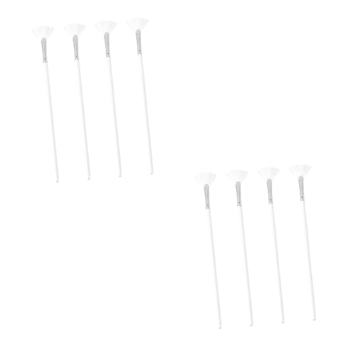 Gogogmee 2sets Mask Applicator Brush Face Mask Brush Makeup Highlighter Fan Makeup Esthetician Tools 4pcs*2