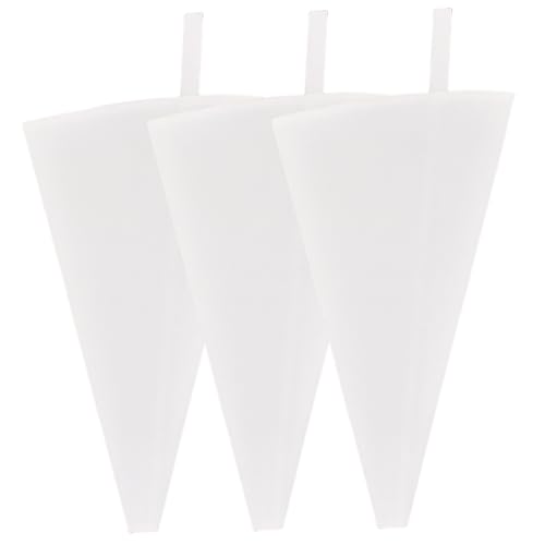 Bolsas de tuberías s, bolsas de pastelería de tela de 3 piezas con gancho, glaseado de tela no deslizante de 22 pulgadas, decoración de tuberías desechables para galletas y pasteles de panaderí