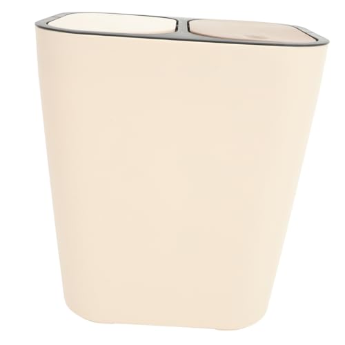 Poubelle à Déchets avec Système Ouverture par Pression Double Bac