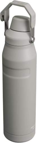 Image of Stanley IceFlow Fast Flow Water Bottle 36 oz | Angled Spout Lid | Lightweight and Leakproof for Travel and Sports | Insulated Stainless Steel | BPA-Free | Ash