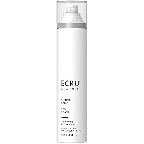 ECRU NEW YORK Hair Setting Spray | 5 oz. Lightweight Hair Heat & Frizz Protectant with Long Lasting Hold and Shine Cover
