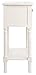SAFAVIEH Home Collection – Primrose Distressed White Console Table with Three Drawers & Shelf, Classic Contemporary Storage Console, Compact Entryway Design (CNS5707A)