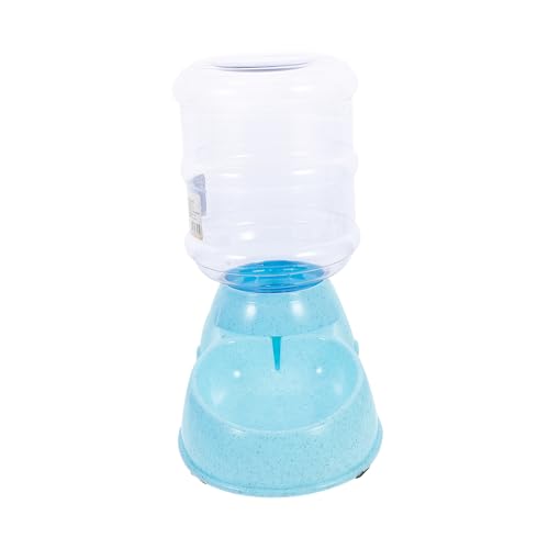 Loigohon ペット用自動餌やり器 青 3.5L給水タンク ? 滑り止め付き 簡単掃除設計 食事と水分補給を分離管理 (31.00X17.50X30.50CM,青)