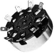 Switch Rotary SP5T 5 Flatted Shaft Quick Connect/Solder 20A 150VAC 20VDC - 212-5