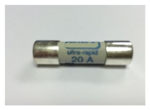 Fusible 6003305 20A soluciona cortocircuitos de 600V AC en formato tubo 10x38mm