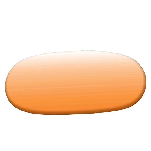 XISUNYA Oval Fitted Tablecloth, Ombre Elasticized Polyester Table Cover,Sunset Inspired Orange Colored Modern Print Fitted Table Cloth, Fits Oval Tables up to 42" x 60", for Happy Christmas Day - Image 4