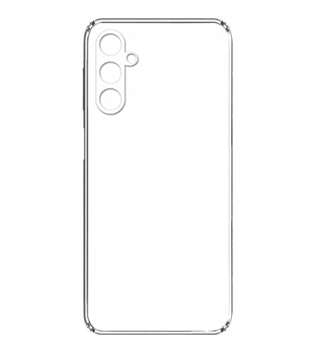 Image of Transparent Soft Silicone TPU Flexible Back Cover Compatible with Samsung Galaxy A14 5G and Screen Guard