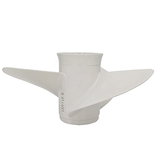 Image of FAWAY 13 1 /2x15-K Boat Motor Aluminum Propeller 6E5-45947-00-EL | Compatible with Yamaha Outboard Engines 60HP 70HP 75HP 80HP 85HP 90HP 115HP 130HP 15 Tooth-RH