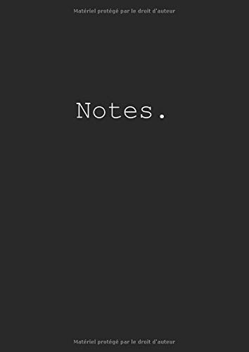 Notes. Cahier Epais A4: Cahier extra-épais A4 : Cahier DIN A4, quadrillé. Couverture souple. 600 pages. Carnet de notes Carnet de dessins