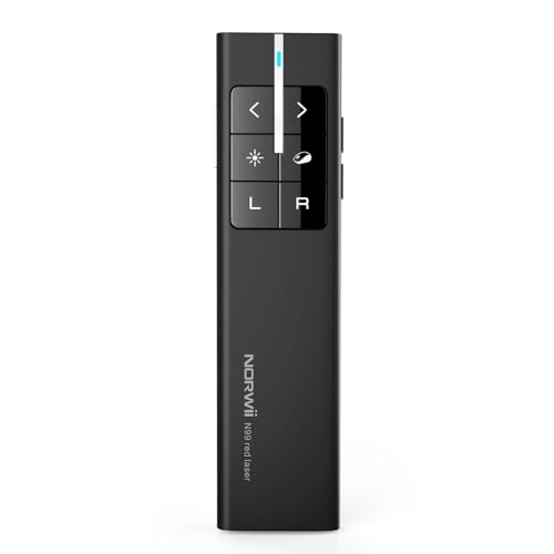 Norwii Wireless Presenter Remote for PowerPoint, Presentation Remote Control Clicker with Complete...