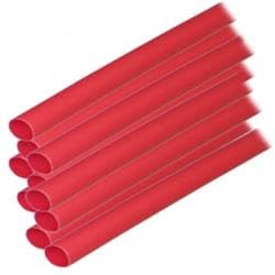 0.25 in. x 12 in. Adhesive Lined Heat Shrink Tubing ALT - Red - Pack of 10