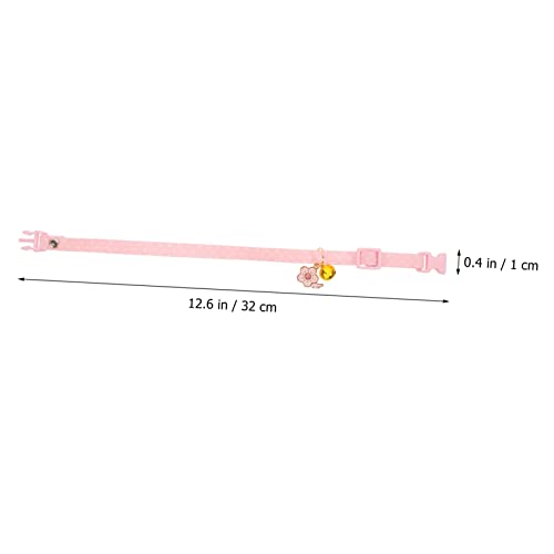 Collares de gato minkissy con cadena ajustable de algodón para perros pequeños pack de 4 5