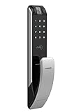 Commax CDL-210P / CDL-210R, Push Pull Smart Door Lock with 4 Way Access Methods RF Card, Pin Number, Mechanical Key, Finger Print, Made in Korea, UL Certified