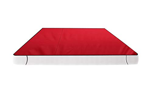 Image of The Furnishing Tree Mattress Protector / Waterproof Bedsheet Size WxL 36x78 inches Single Bed One unit Polyester Red