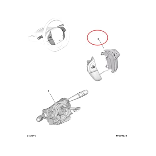 Bouton Commande Volant Citroën C4 DS4 Interrupteur 96758769ZD C4L - 6