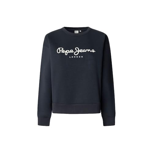 Pepe Jeans Sudadera Baddy para Mujer, Azul (Dulwich Blue), S, Azul (Dulwich Blue), S