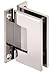 CRL V1EH037PN Polished Nickel Vienna 037 Series Wall Mount