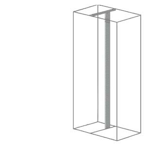 Structure vasistas interne Siemens Sivacon S4 1800 x 800 mm articulée pour un accès de maintenance optimal