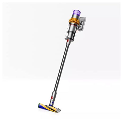 Dyson V15 Detect Cordless Vacuum Cleaner, Multicolor, 10.5"L x 9.8"W x 49.6"H