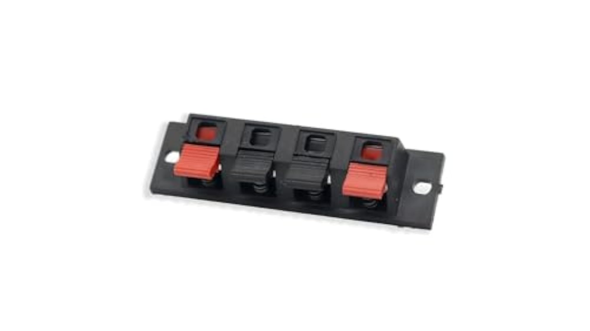 4Pcs Speaker Terminal Block 4 Pin Push Release Connector