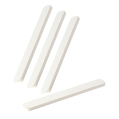 Garneck 4個 重荷重対応??抽??道条 耐摩耗圧力強化型自己粘着式引き出しガイドレール キッチン ワードローブ 収納箱向けスムーズ静音設