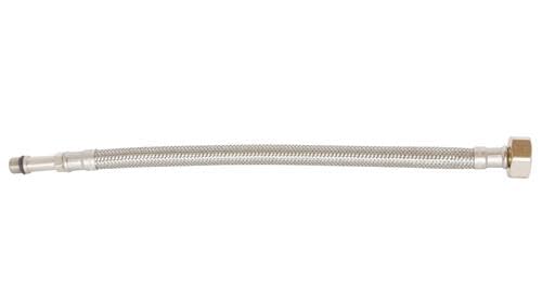 SOMATHERM FOR YOU - flexible Sanitärarmaturen, entlang der Verlängerung 10/100 Male - Female Mutter rechts 12/17 (3/8) drehen - Länge 30 cm - DN8