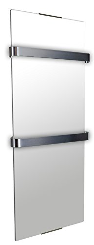 CHEMIN’ARTE - Sèche-Serviette Électrique Miroir - Radiateur Vertical - 900W - 100x6x46cm - Conçu en France